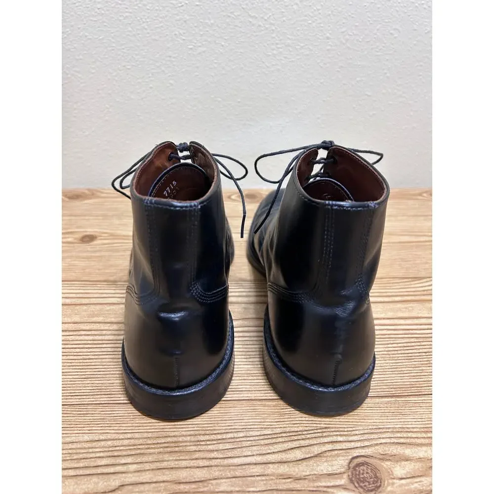 Allen Edmonds Fifth Street Men’s Dress Boots 11 Black Leather Cap Toe Brogue